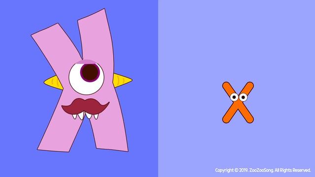Monster alphabet letter U, V, W, X, Y, Z song compilation смотреть онлайн