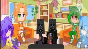 {Реакция Разноцветных Котов на видео про себя} 1/2 !См.Описание! Все видео из реакции: @Vist_vi