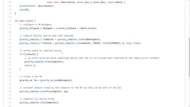 Gravity -- Embeddable Programming Language смотреть онлайн