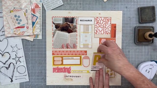 12X12 Scrapbook Process- Relaxing (Sketches By Sara)(Scraptember 2022 Prompt #7) смотреть онлайн