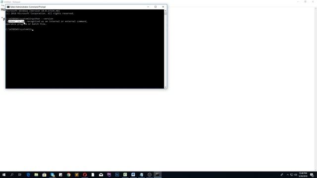 'python' is not recognized as an internal or external command/How to see the Version of Python смотреть онлайн