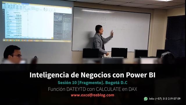 Función DATESYTD y CALCULATE para calcular acumulado (inicio año a fecha actual) смотреть онлайн