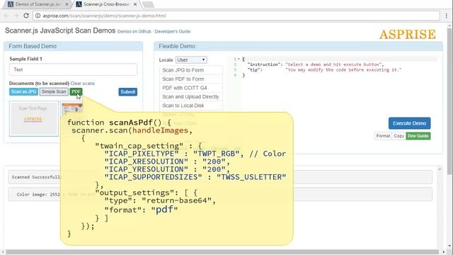 Scanner.Js: JavaScript Web Document Scan from Chrome, Edge, Firefox and IE Browsers смотреть онлайн