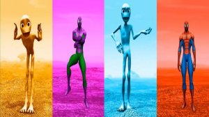 challenge dame tu cosita vs spiderman 👽 green alien dance 👽Да ме ту Косита, для детей развивающий
