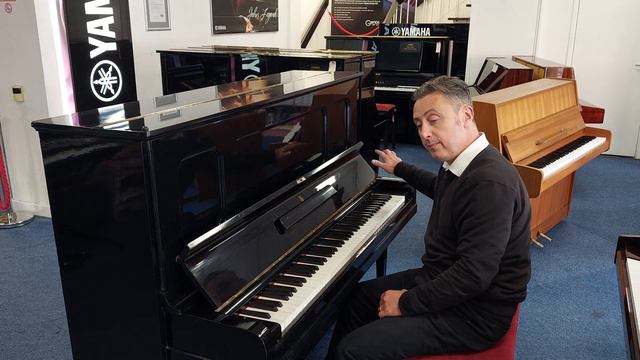 Used Steinway Model K Upright Piano For Sale Demonstrated By Graham Blackledge