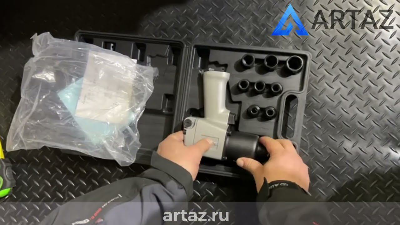 Пневмогайковерт 1/2" 920Нм Rotake RT-5272K (с набором головок) смотреть онлайн