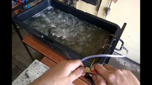 Мойка деталей полу-автомат воздушно-пузырьковая