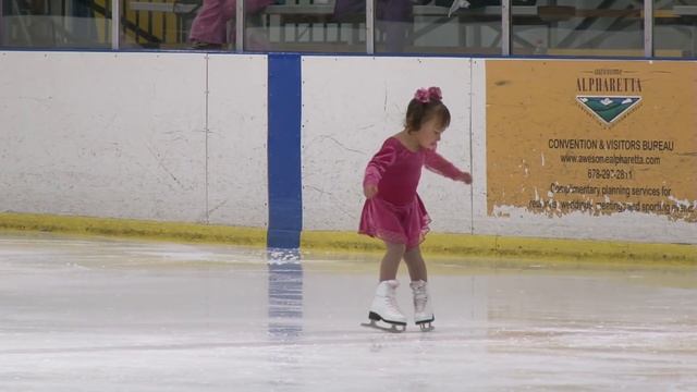 3 yr old Brynn Cartagena magnolia Ice Skate Competition 2014 смотреть онлайн