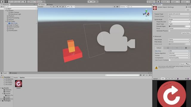 Разработка игры на Unity / Урок #4 - Создание проигрыша смотреть онлайн