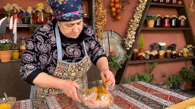 OUR VILLAGE IS NATURE'S PARADISE! GRANDMA'S UNIQUE BAKLAVA AND CHICKEN RECIPE | VILLAGE LIFE COOKIN