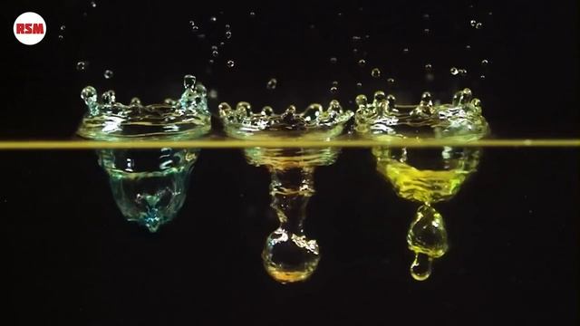 Падающие капли на сверх-замедленной скорости || drops in slow motion смотреть онлайн