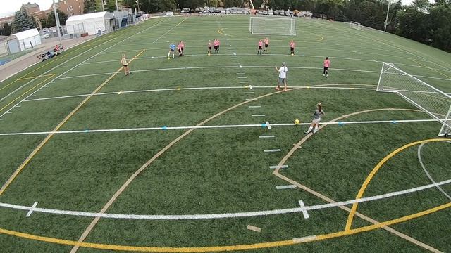 Coaching U11 Girls Soccer - Dribbling Turns смотреть онлайн