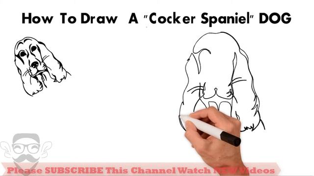 How To Draw A Cocker Spaniel DOG | Drawing step by step Cocker Spaniel Dog | Draw Easy For Kids смотреть онлайн