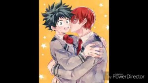 Моя геройская академия Тодороки и Мидория любовь клип Заципила.