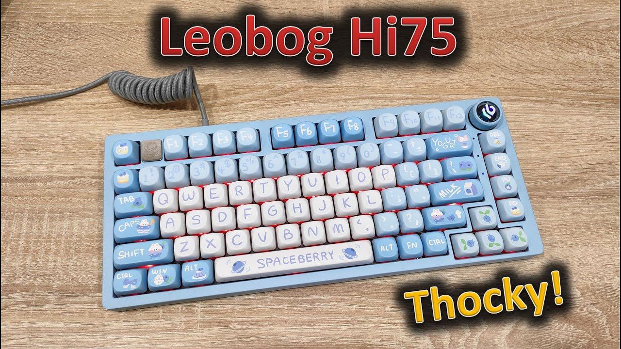 «Няш-мяш» и «Thocky»: обзор механической клавиатуры Leobog Hi75 смотреть онлайн