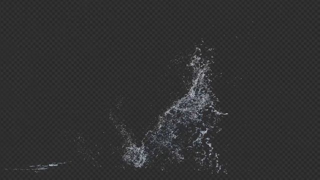 Water splash || 10 Alpha Channel footage смотреть онлайн