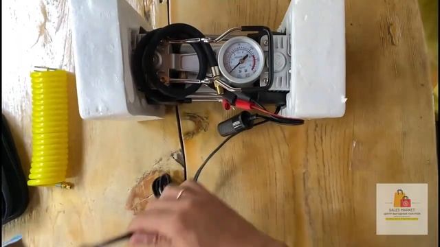 Автомобильный компрессор 85 л/мин смотреть онлайн