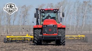 Новый трактор Кировец К-742МПр работает с культиватором Bednar Swifter SE 10000. Отзыв механизатора!