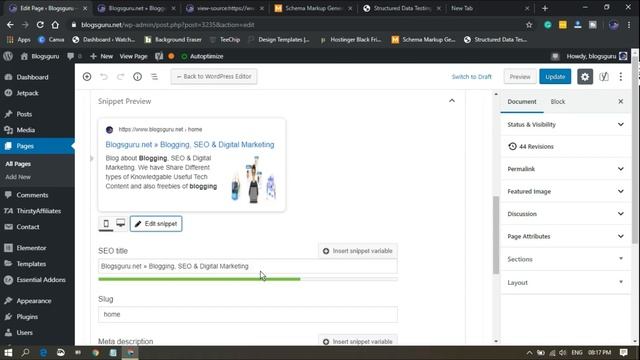 How to add Schema markup Text to your Wordpress site || SEO Technic смотреть онлайн