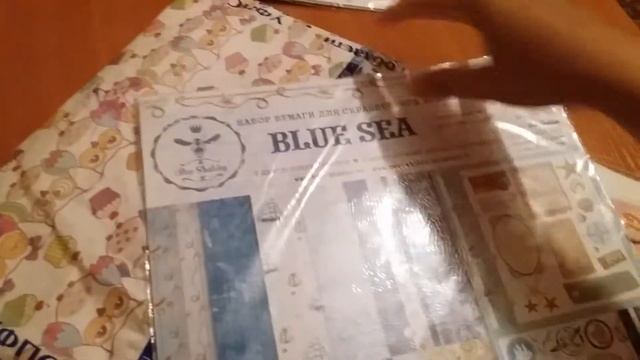 Скрапбукинг. Обзор посылки. смотреть онлайн