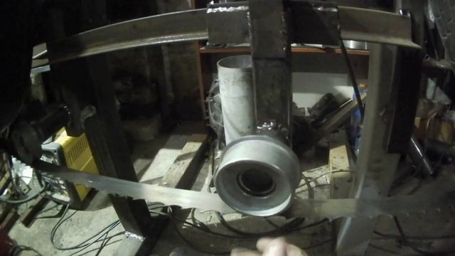 Самодельная ленточная пилорама. смотреть онлайн