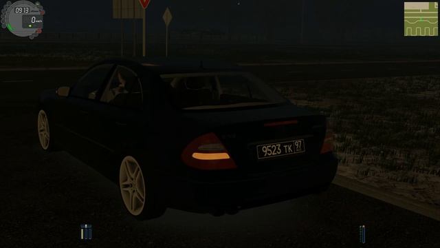 Mercedes Benz W211 E55 AMG для City Car Driving смотреть онлайн