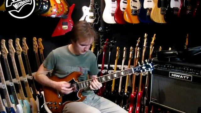GIBSON SG Standard Natural Burst USA 2008 смотреть онлайн