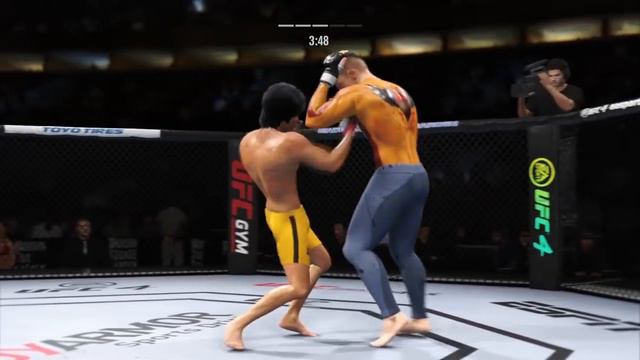 UFC 4 | Bruce Lee vs. Fighter Isaak (Tekken) (EA Sports UFC 4) смотреть онлайн