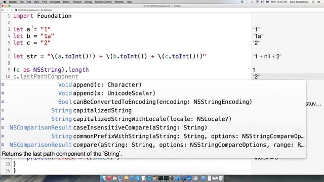 SWIFT - 06a. Разбор домашки смотреть онлайн
