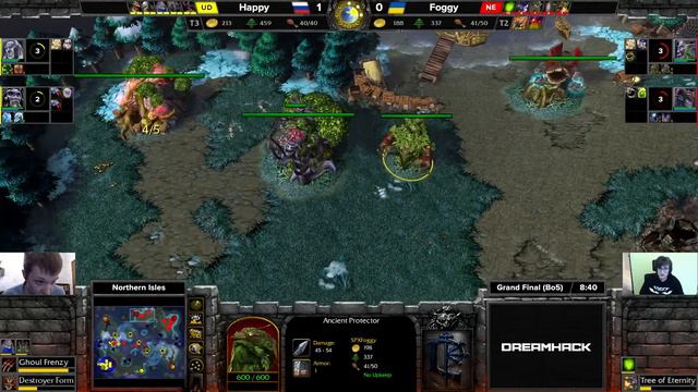 WC3 - Foggy vs. Happy - Finals - DreamHack WarCraft 3 Open: Summer 2021 - Europe смотреть онлайн