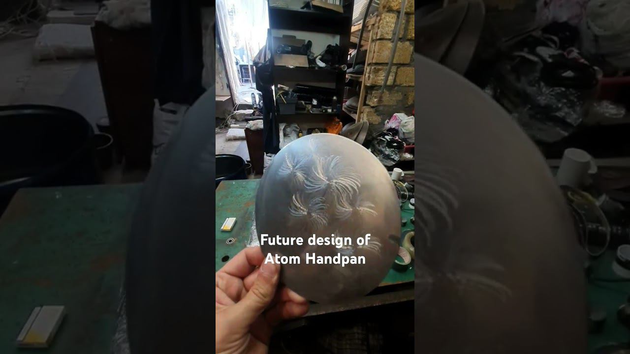New design of Atom Handpans of stainless steel. #handpan #pantam #design смотреть онлайн