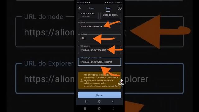 COLOCAR A REDE ALION NETWORK NA TRUST WALLET смотреть онлайн