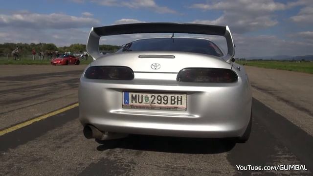 Toyota Supra Mk4 2JZ сумасшедший Анти-ЛАГ звучит! смотреть онлайн