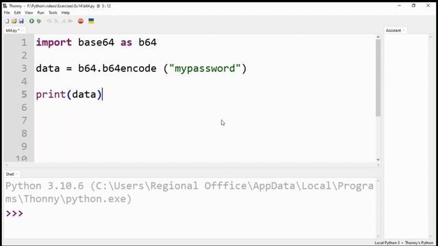 Python Exercise # 14 | Encoding and Decoding using Base64 Module смотреть онлайн