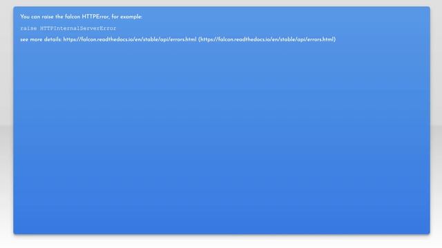 python hug api return custom http code смотреть онлайн