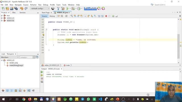 03 Lectura por consola en Java con Scanner. El tipo de dato String. смотреть онлайн