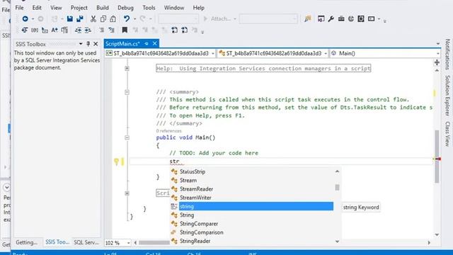 SSIS - Copy Files by using Script Task смотреть онлайн
