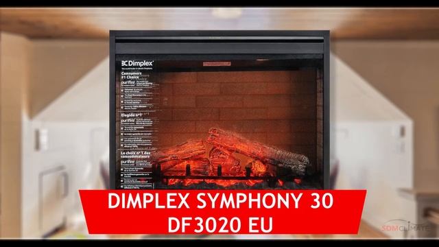 Электроочаги Dimplex Symphony с эффектом живого пламени и звуковой имитацией потрескивающих дров
