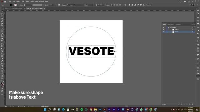 How to wrap text into shape using adobe Illustrator смотреть онлайн