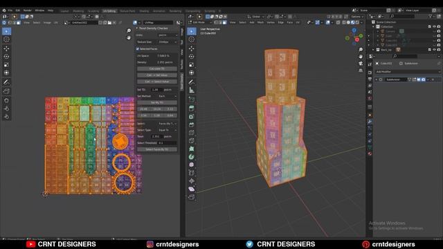 Easy UV Unwrapping In Blender _ Blender Texel Density Addon _ Part 2 _ Blender Tutorial