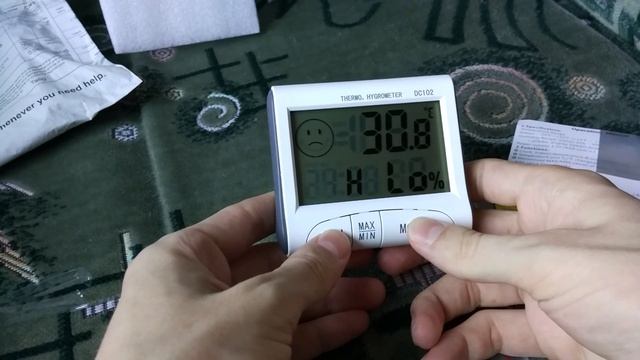 4 в 1: термометр, гигрометр, часы, будильник DC102 смотреть онлайн