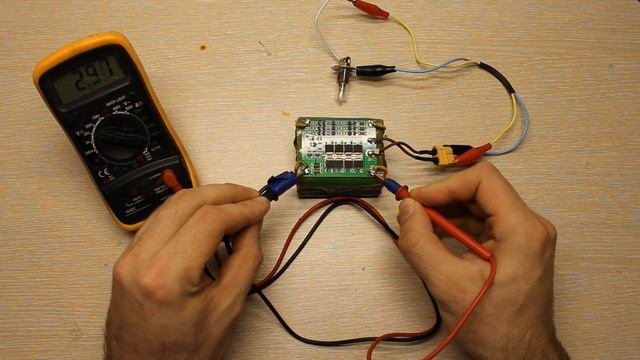 Обзор и тест платы BMS 3S Liion 25a