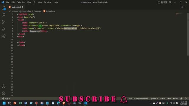 How to Type HTML Basic Code in vscode with Shortcut Key | Vscode Shortcut Key | #Tech_Partner #html смотреть онлайн