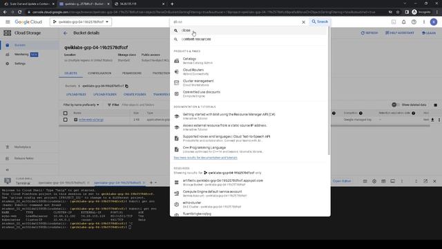 GCP: Scale Out and Update a Containerized Application on a Kubernetes Cluster GSP305 смотреть онлайн