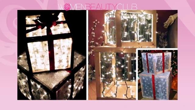 ? КАК УКРАСИТЬ НА НОВЫЙ ГОД ДАЧУ СВОИМИ РУКАМИ ★ Women Beauty Club смотреть онлайн