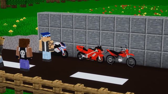 ZENGİN, FAKİR VE KEREM KOMİSER MOTOR ÇETESİ OLDU! 😱 -Minecraft