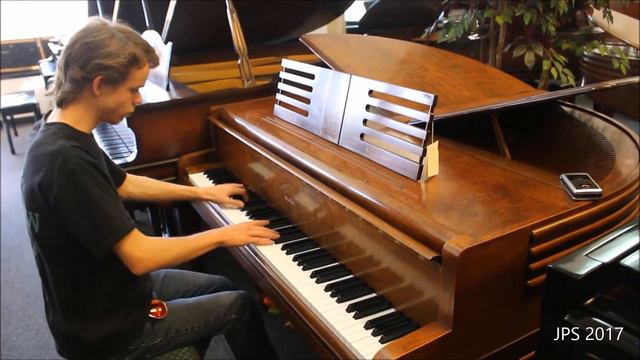 1937 Antique Wurlitzer Butterfly Grand Piano (Rare and Unique) смотреть онлайн