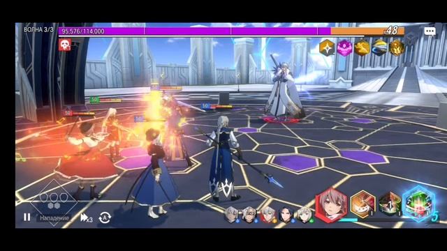 Lord of Heroes! Как победить финального босса в режиме сложно (f2p). Картис. Император. смотреть онлайн