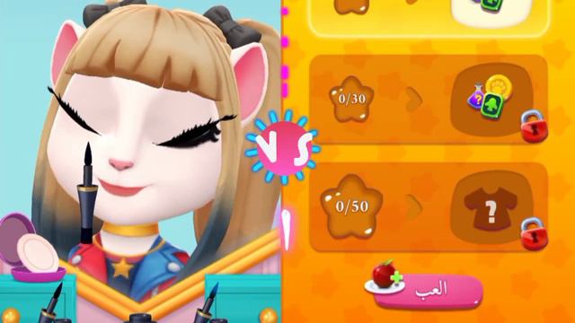 Wednesday Addams bloody Jenna Ortega Vs Harley Quinn Margot Robbie 💕 My Talking Angela 2 Cosplay смотреть онлайн