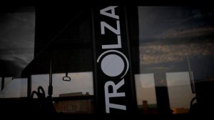 Электробус Тролза модель 2019 года на мосту Саратов-Энгельс